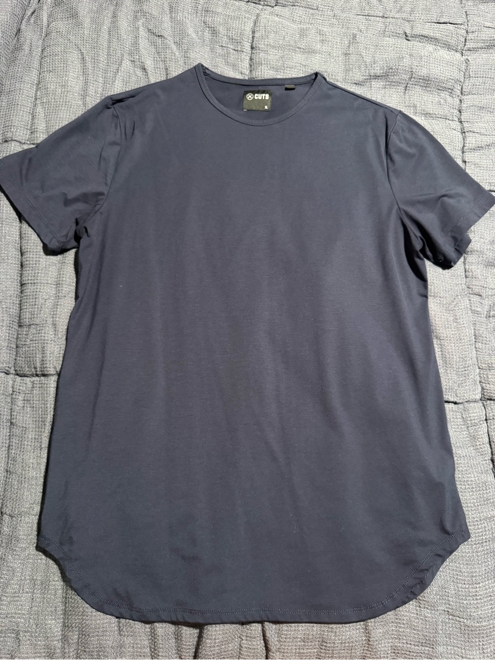 Cuts Clothing Men's Navy Short Sleeve Crew Tee
